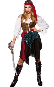 F1807 Adult Queen Of The High Seas Costume